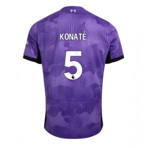 Liverpool Ibrahima Konate #5 Tredje Tröja 2023-24 Kortärmad